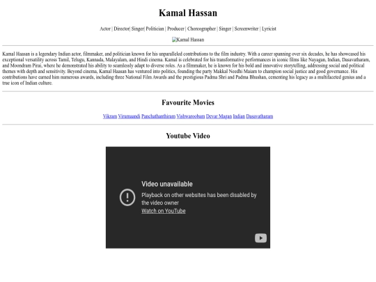 Favourite Actor/Kamal Hasan screenshot
