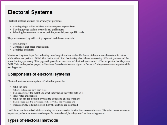 electoral-systems screenshot