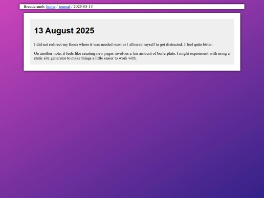 journal/2025/08/13 screenshot