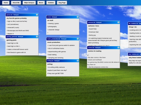 hobbies screenshot
