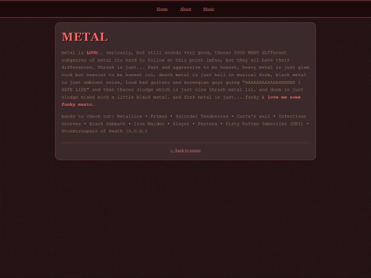 metal screenshot
