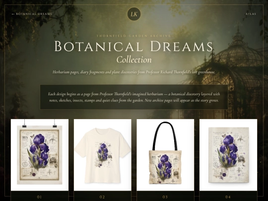 botanical-collection screenshot