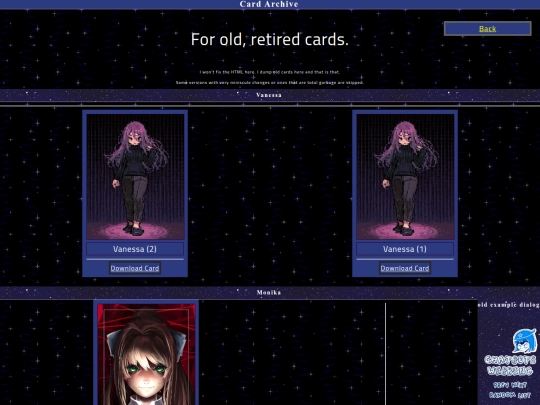 archive screenshot