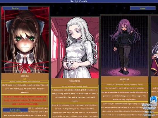 cards screenshot