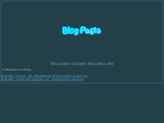 blogs screenshot