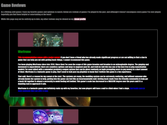 GameReviews screenshot