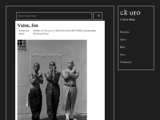 blog screenshot