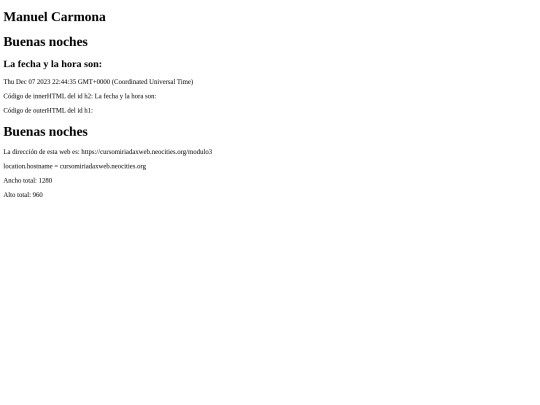modulo3 screenshot