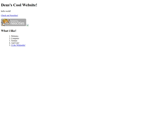index screenshot