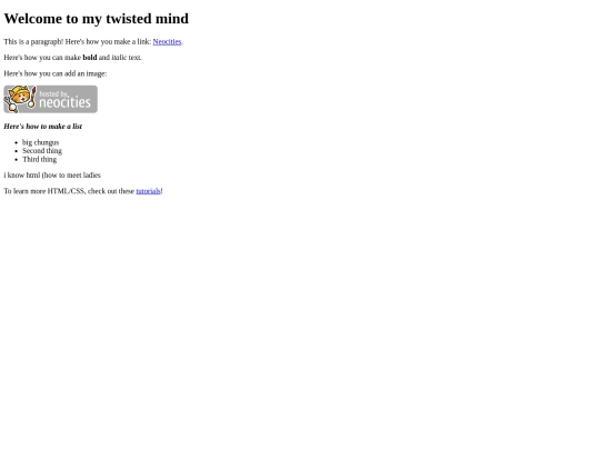 index screenshot