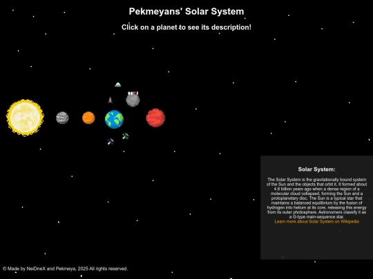solarsystem screenshot
