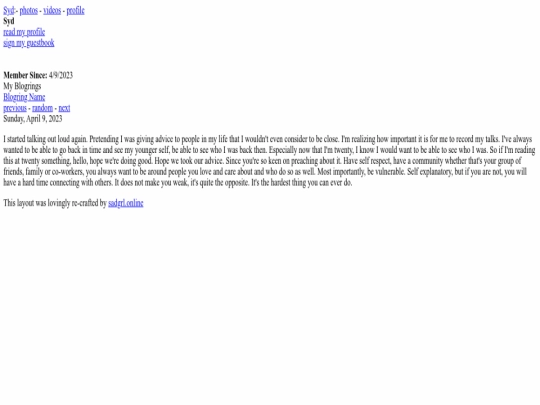 index screenshot