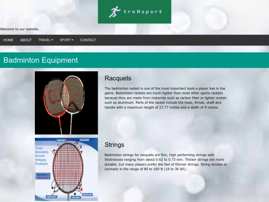 badmintonequipment screenshot