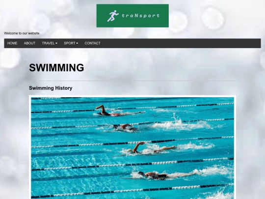 swimminghistory screenshot