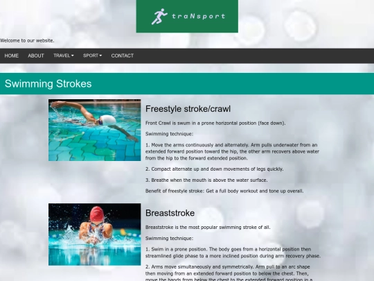 swimmingstroke screenshot