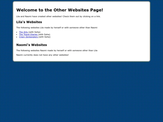 otherwebsites screenshot