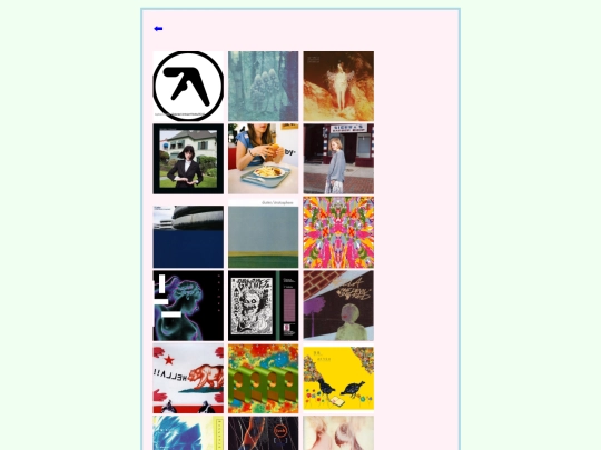 albums screenshot