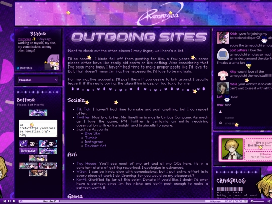 Home/OutgoingLinks screenshot