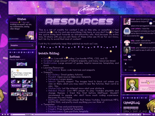Misc/Resources screenshot