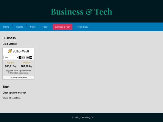 business screenshot