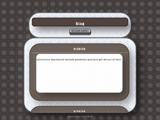 Blog screenshot