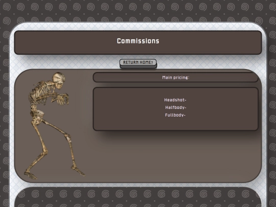 Commissions screenshot