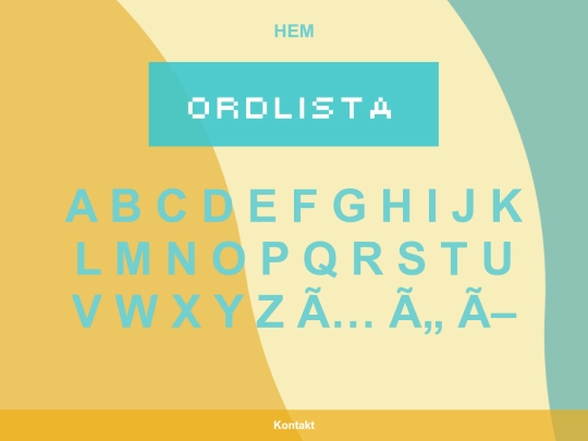 ordlista screenshot