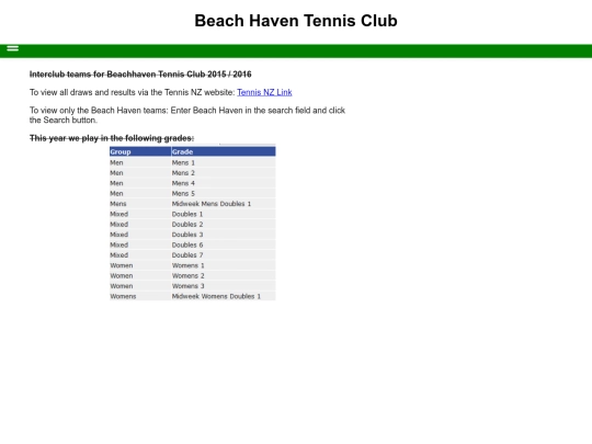 Interclub screenshot