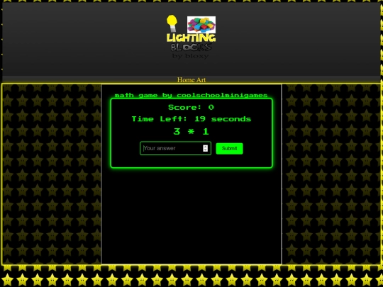 mathgame screenshot