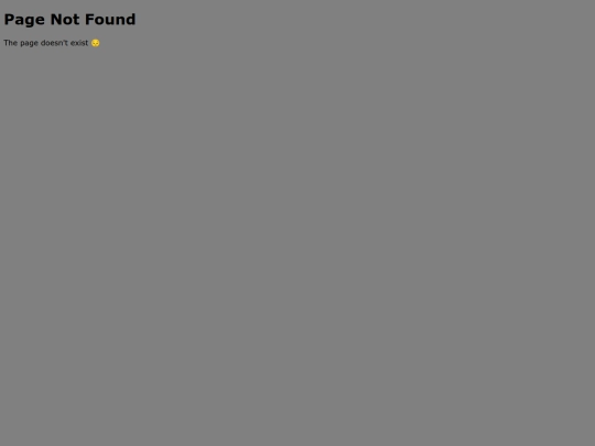 not_found screenshot