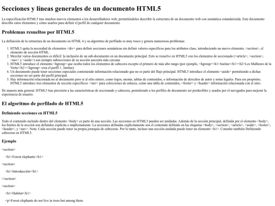 SeccionesLineas screenshot