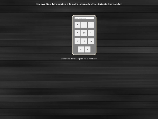 calculadora screenshot