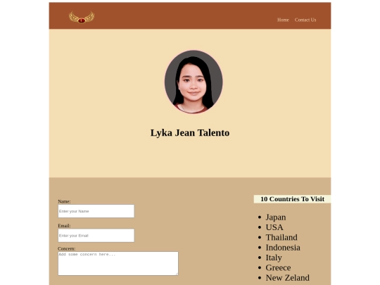 Contact Us screenshot