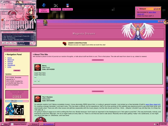 test screenshot