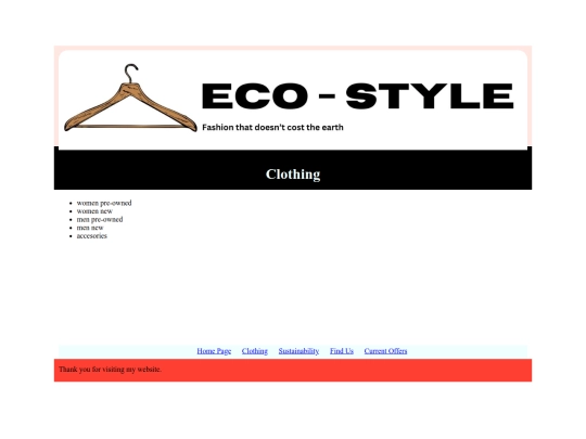 Myproject/clothing screenshot