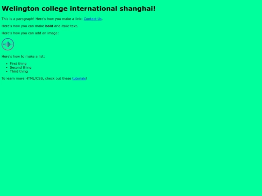 index screenshot