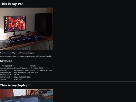 tech screenshot