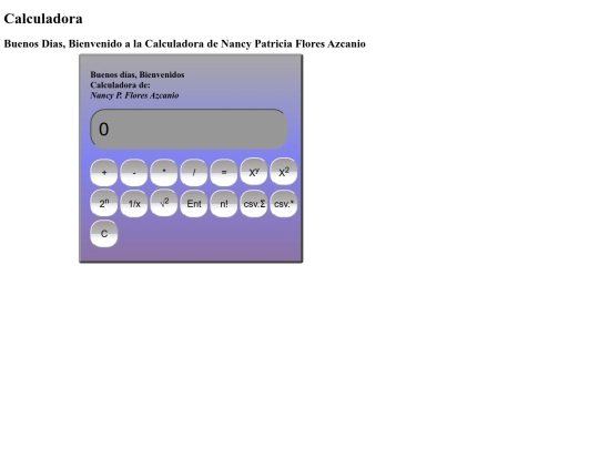 calculadora screenshot