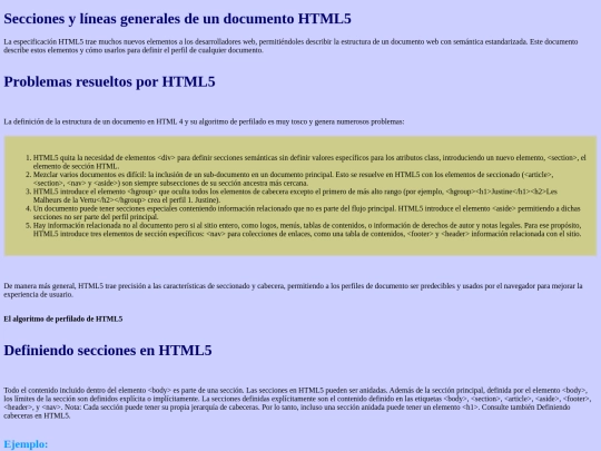 secciones screenshot