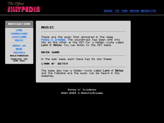 encyclopedia/music screenshot