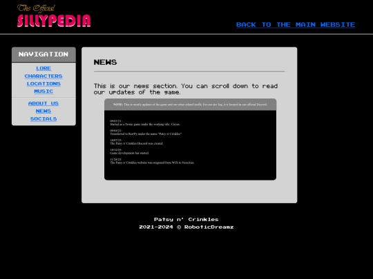 encyclopedia/news screenshot