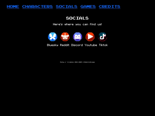 socials screenshot
