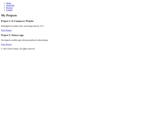port/project screenshot