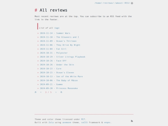 reviews/page/3 screenshot