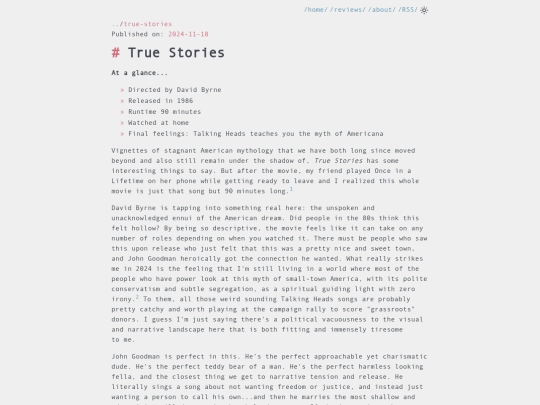 reviews/true-stories screenshot
