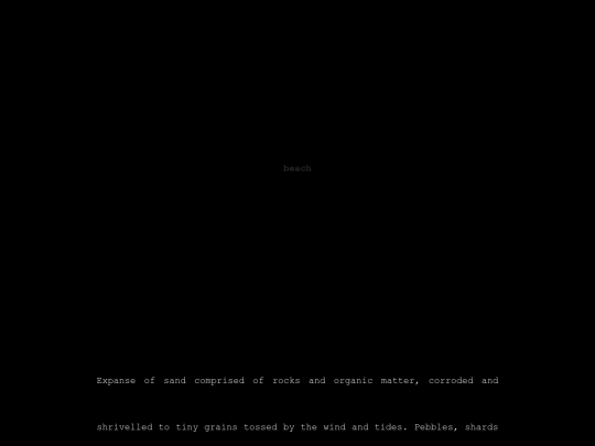 absence/beach screenshot