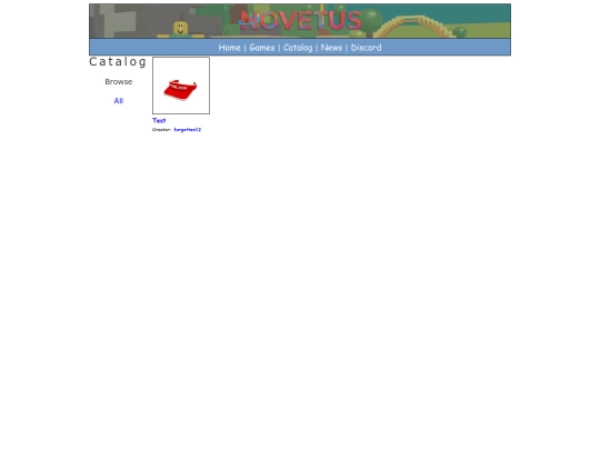 novetus/catalog screenshot