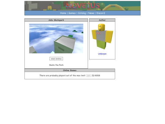 novetus/games/adio_skate screenshot