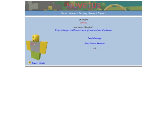 novetus/users/unknown screenshot