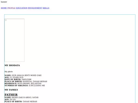 PROFILE screenshot